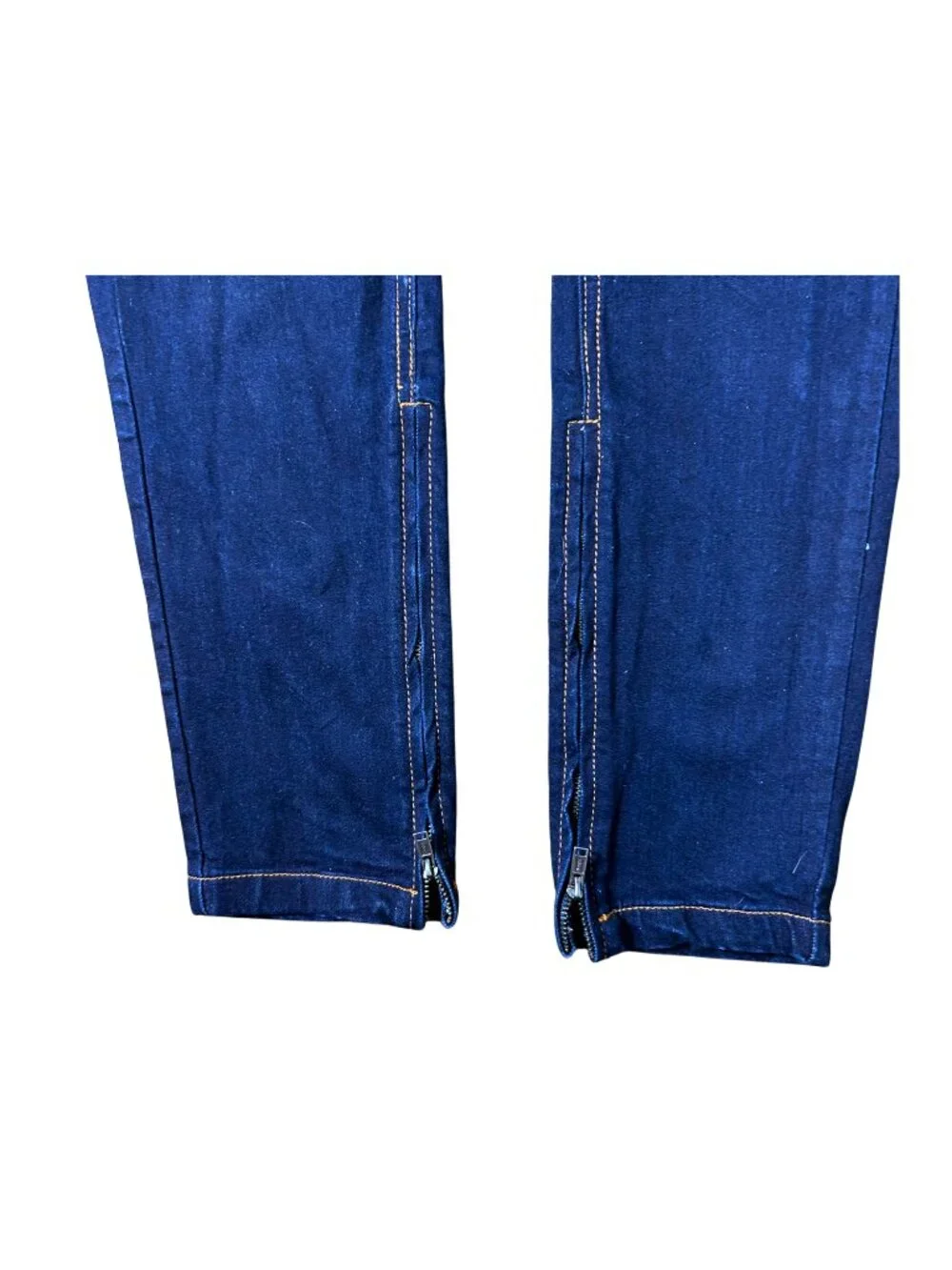 Hyper Denim Raw Indigo Stack Zipper Jeans Men's 34